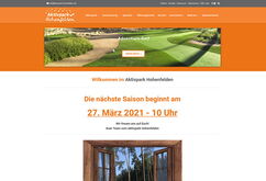 Website Aktivpark Hohenfelden