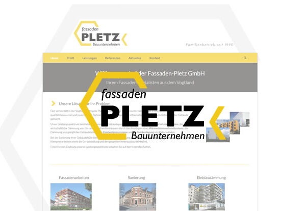 Webseite Fassaden Pletz