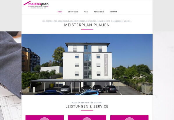Website meisterplan Plauen