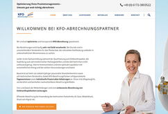 Webseite KFO-Abrechnungspartner