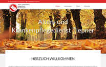 Webseite Pflegedienst Tiepner