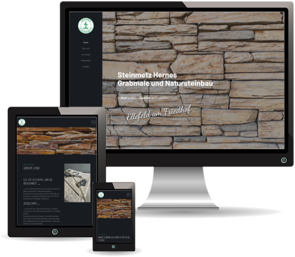 responsive Webseite Steinmetz Hernes